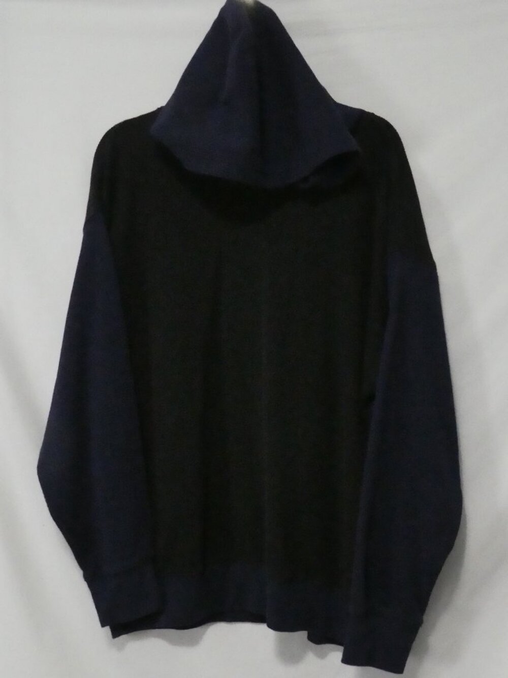 LEVI'S San Francisco Cal Relaxed Fit Navy and Black Waffle Knit Hoodie - Large